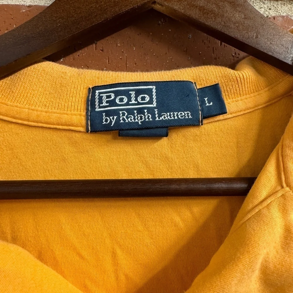 Polo Ralph Lauren Orange Short-Sleeve Polo – Size L
